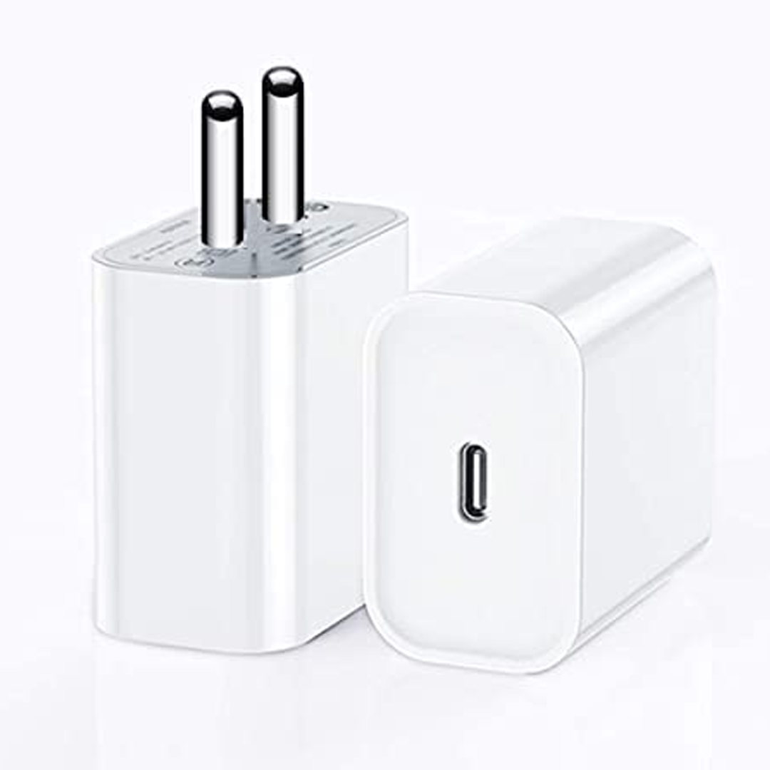 20 W USB-C įkroviklis skirtas iPhone, iPad ir AirPods su laidu (adapteriu ir laidu)